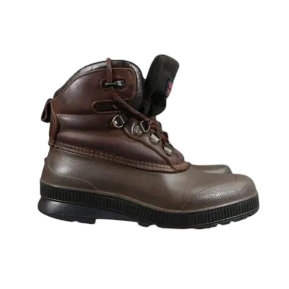 Sorel Shoes Womens 7 Boot Winter Snow Vintage Kaufman Leather Lace Up Lined Warm - Picture 1 of 15